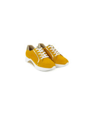 Women's shoes Ginova Yellows with Golden Details