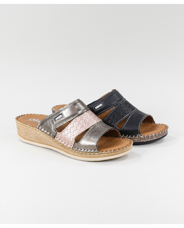 Ladies Comfort Slippers with Insole Pillow