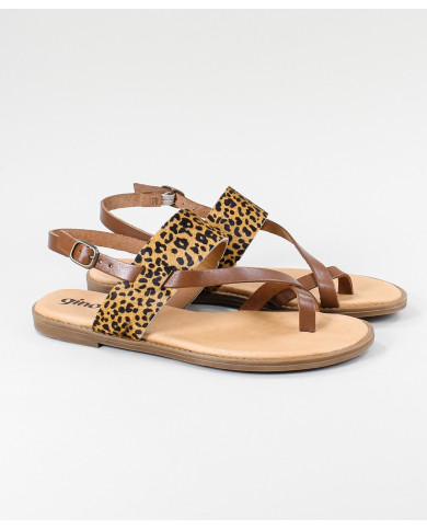 Sandalias de Madame Ginova Leopard