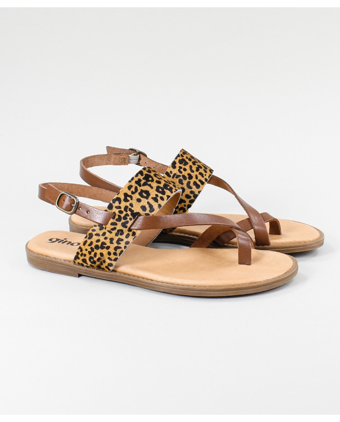 Sandals by Madame Ginova Leopard
