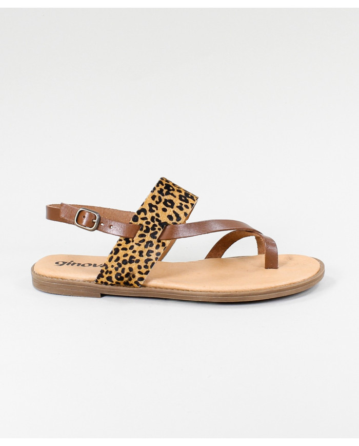 Sandals by Madame Ginova Leopard