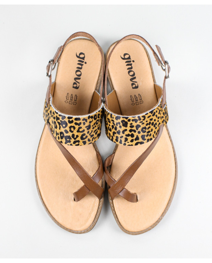 Sandals by Madame Ginova Leopard