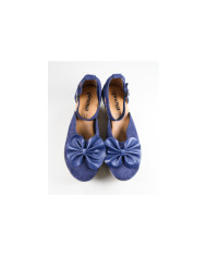 Blue Sandals by Senhora Ginova with Laço