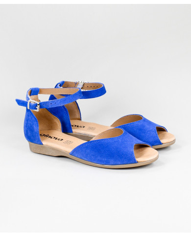 Sandalias de Senhora Ginova en Camurça