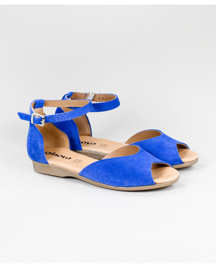 Sandalias de Senhora Ginova en Camurça