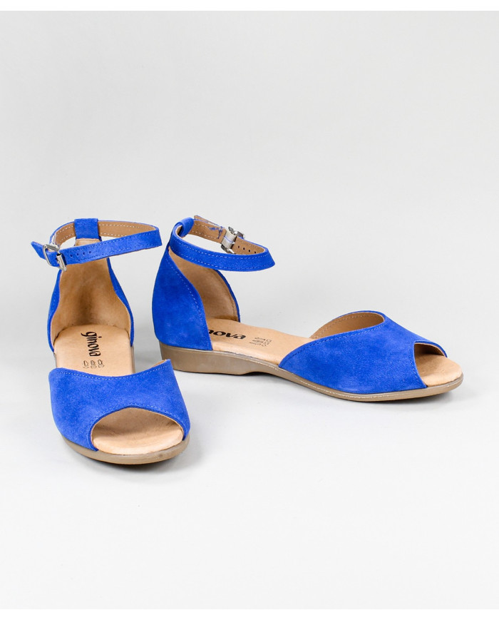 Sandalias de Senhora Ginova en Camurça