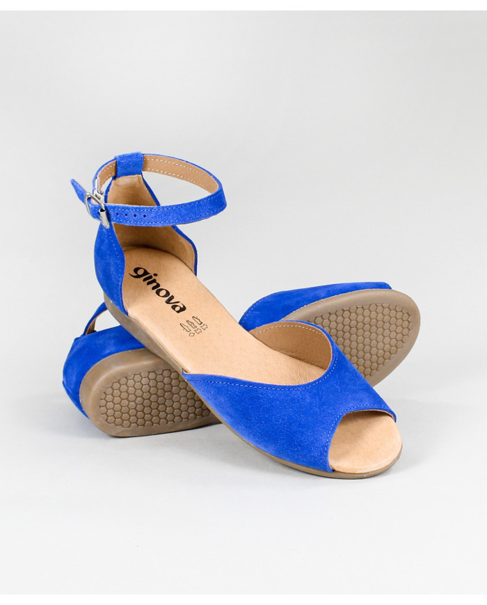 Sandalias de Senhora Ginova en Camurça