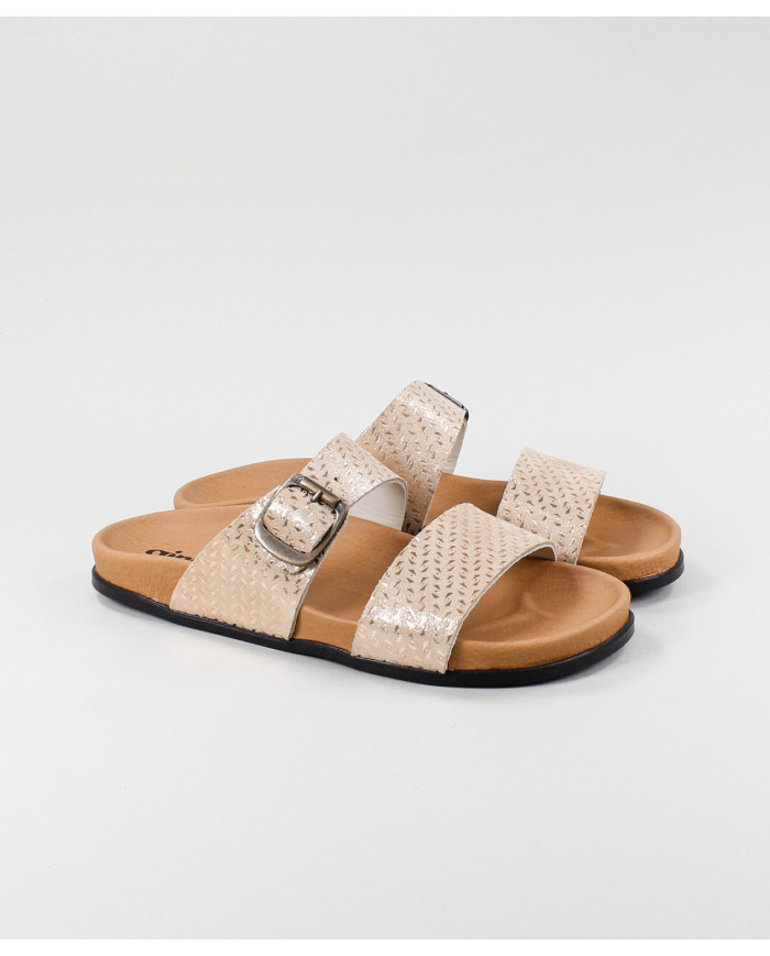 Ms. Ginova Slippers with Strips