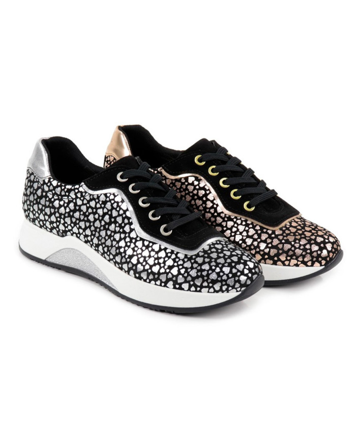 Zapatillas de Mujeres Ginova con Corazón Patrón