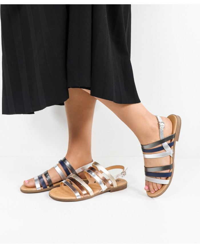 Sandalias de Lady con Strips Ginova