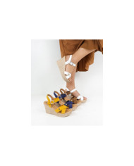 Suede Sandals with Ladies' Wedge Ginova