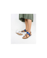 Sandalias Rasas de Senhora Ginova con Cross Strips