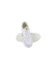 Mujeres Ginova White Trainers con detalles