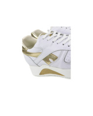 Mujeres Ginova White Trainers con detalles