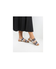 Sandals of Lady with Strips Ginova