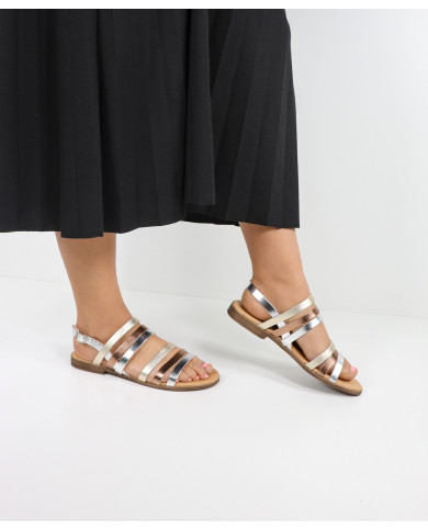 Sandalias de Lady con Strips Ginova