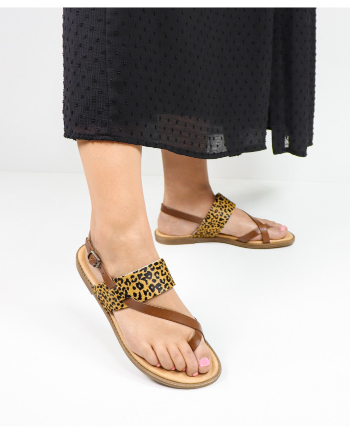 Sandalias de Madame Ginova Leopard