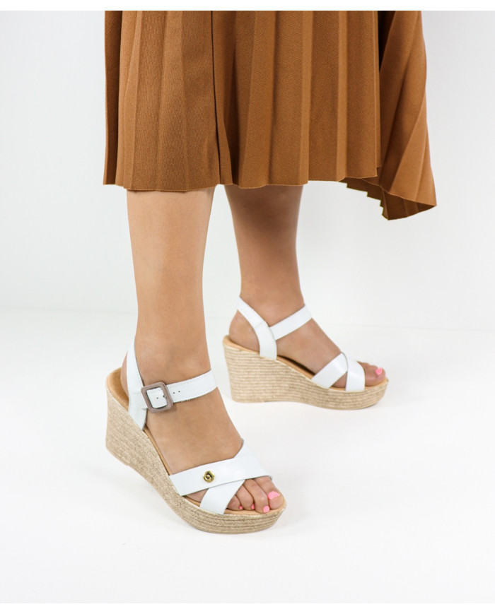 Suede Sandals with Ladies' Wedge Ginova