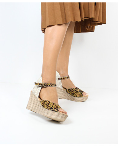 Sandalias con Cunha Pattern Lady Ginova