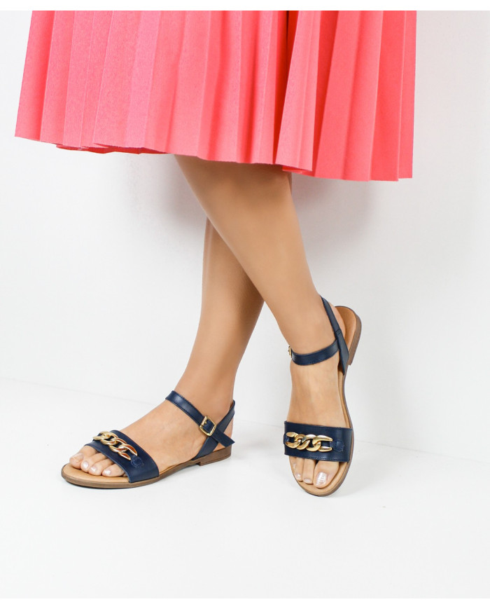 Sandalias con cadena de oro de Lady Ginova