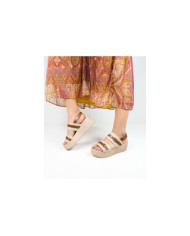 Sandals by Senhora Ginova with Strip in Esparto