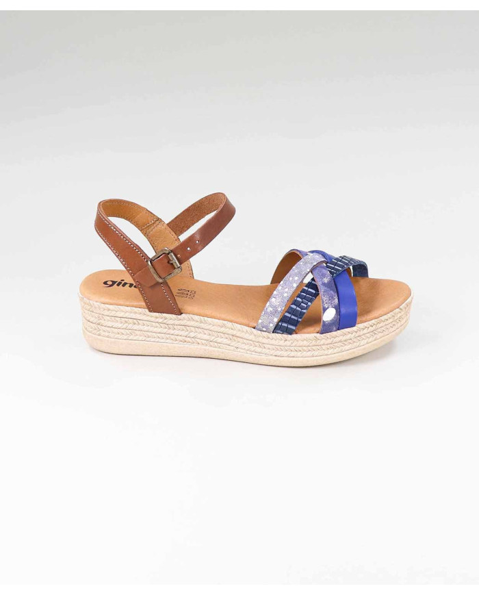 Sandals by Madame Ginova with Cross Strips