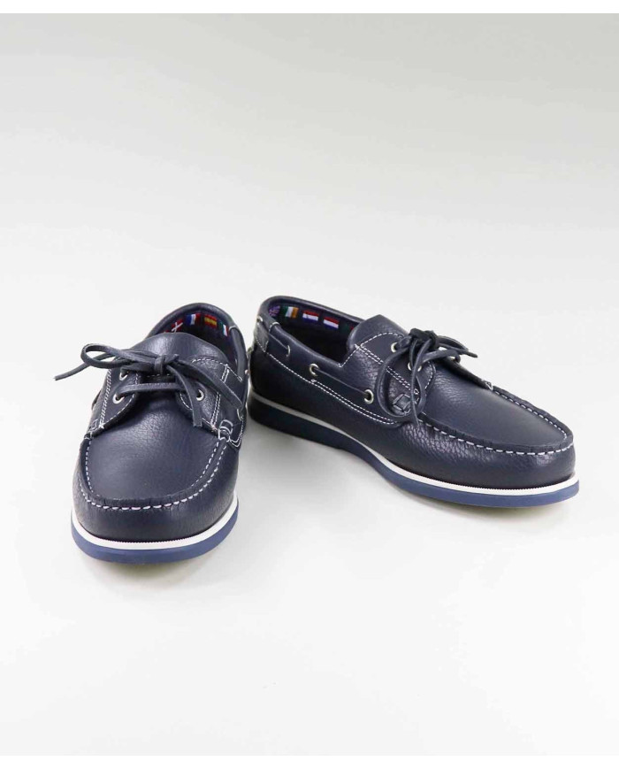 Men's Sailing Shoes with White Sole Ginova