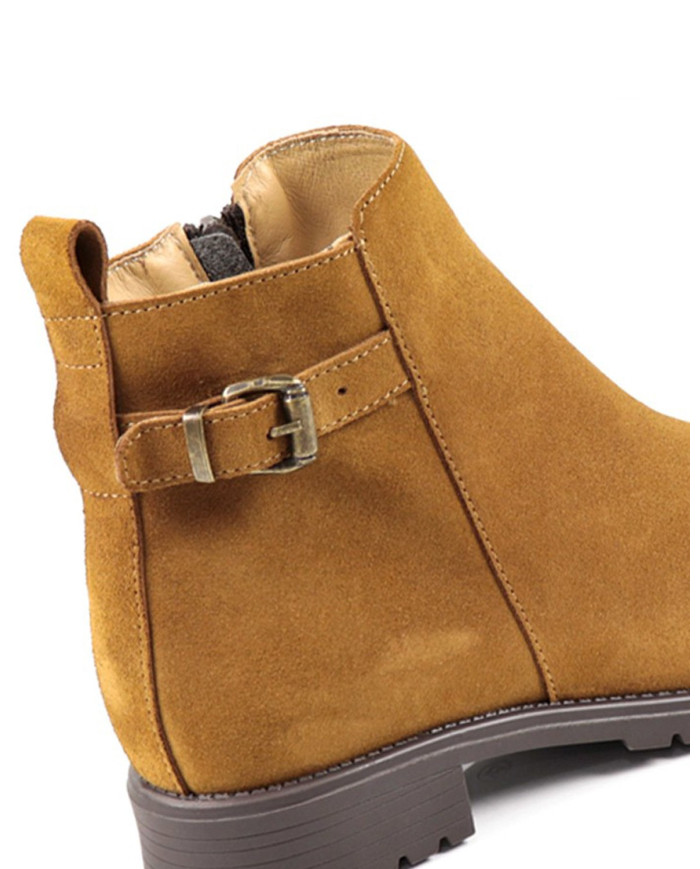 Women's Boots in Camel with Fivela Ginova