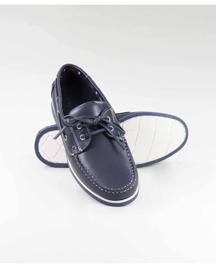 Men's Sailing Shoes with White Sole Ginova