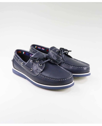 Sapatos de Vela de Homem com Sola Branca Ginova