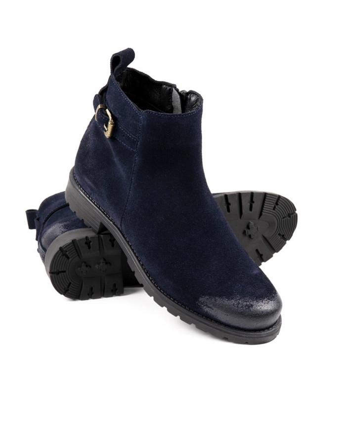 Blue Women's Boots with Fivela Ginova