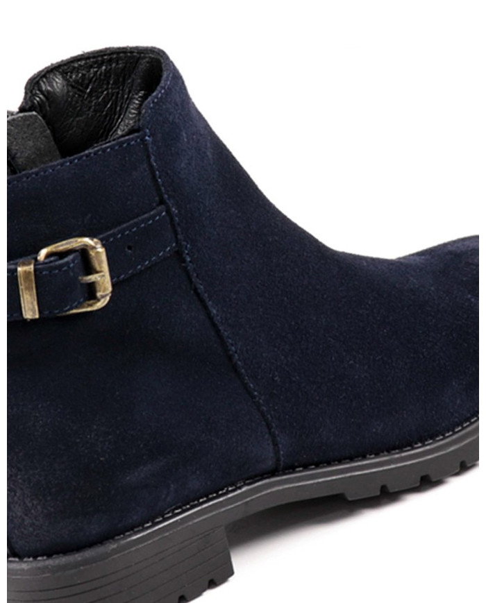 Blue Women's Boots with Fivela Ginova