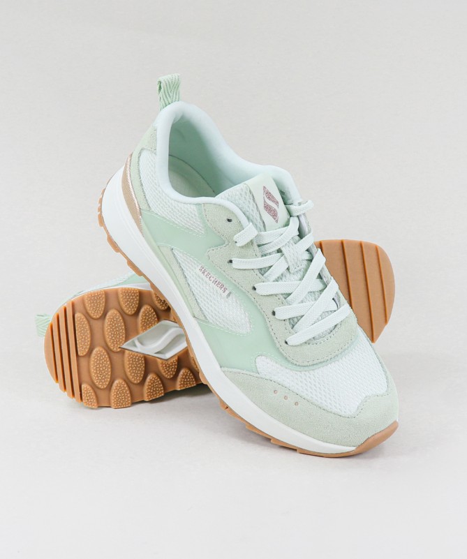 Sapatilhas Verde Menta Skechers Shiny Jogger