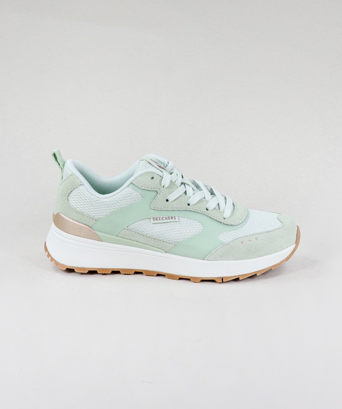 Sapatilhas Verde Menta Skechers Shiny Jogger