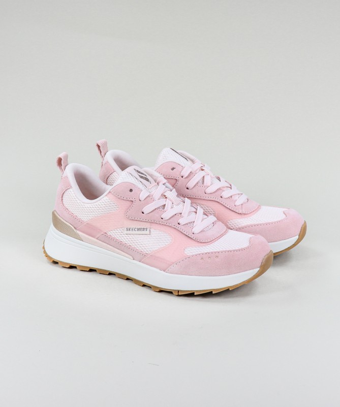 Sapatilhas Rosa Skechers Shiny Jogger