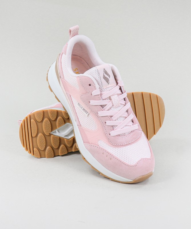 Sapatilhas Rosa Skechers Shiny Jogger