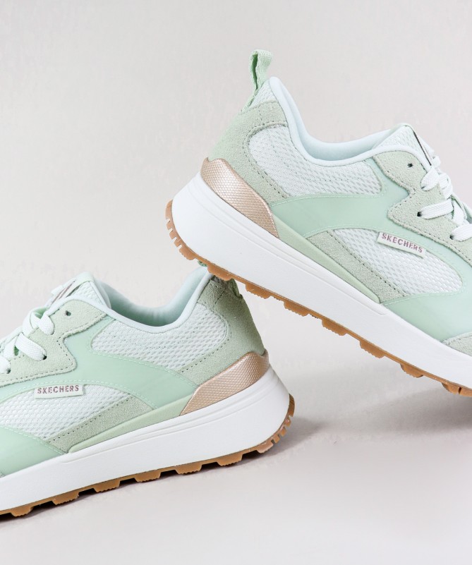 Sapatilhas Verde Menta Skechers Shiny Jogger