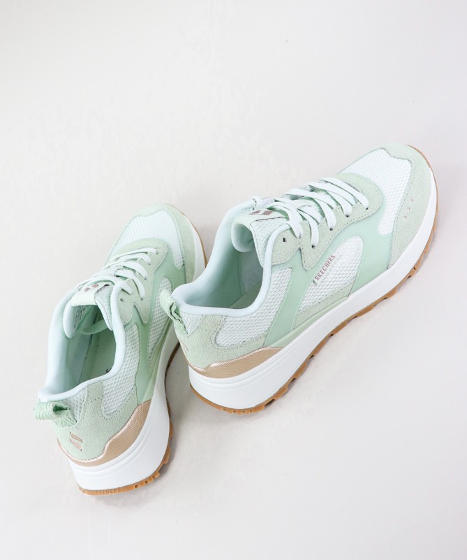 Sapatilhas Verde Menta Skechers Shiny Jogger