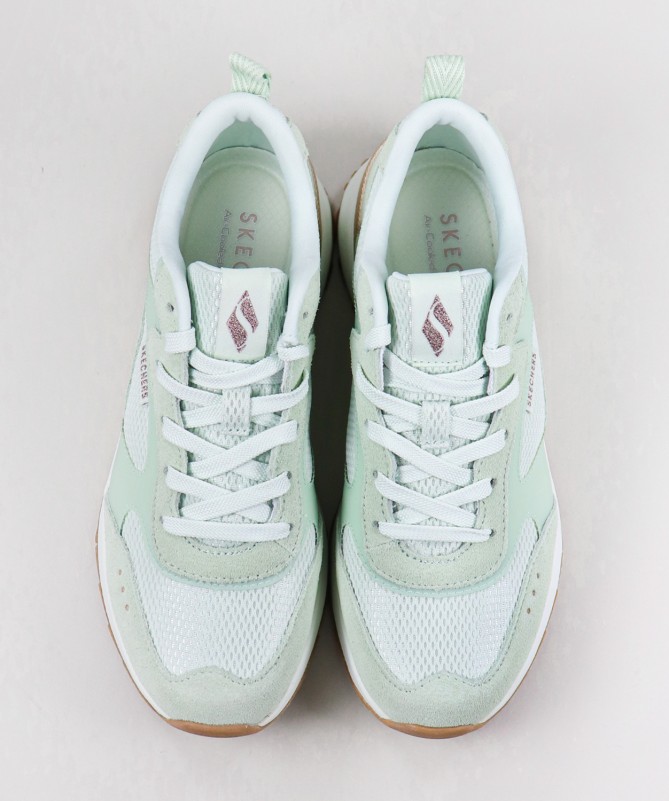 Sapatilhas Verde Menta Skechers Shiny Jogger