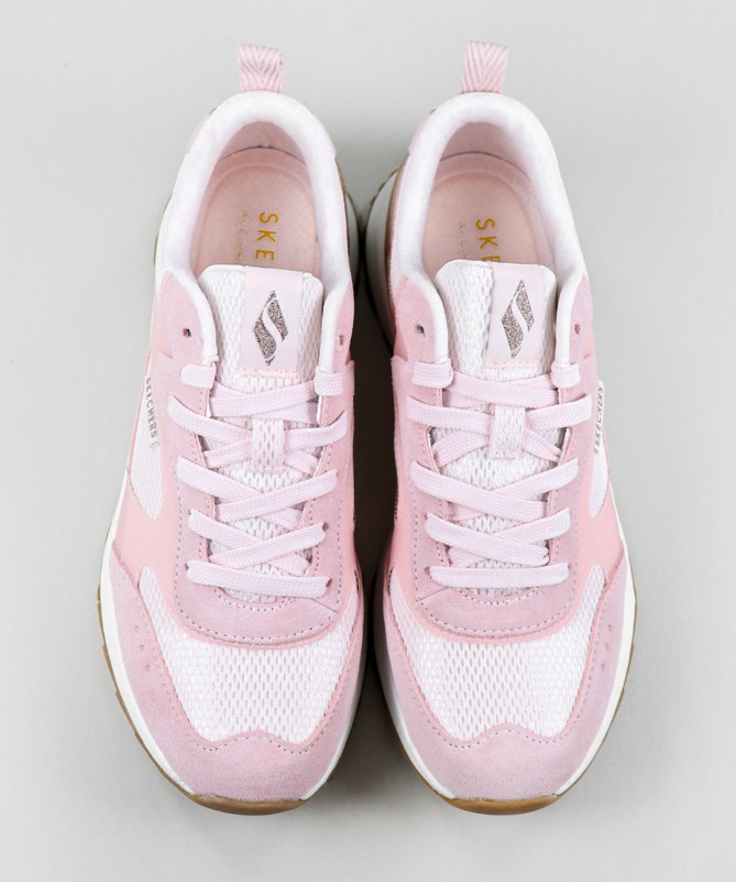 Sapatilhas Rosa Skechers Shiny Jogger