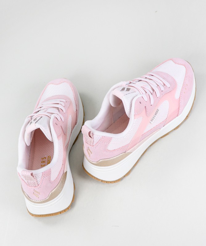 Sapatilhas Rosa Skechers Shiny Jogger