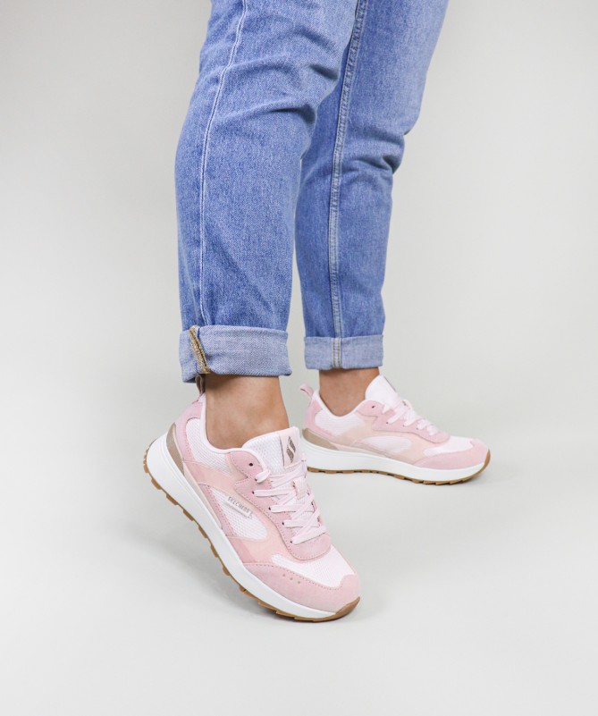 Sapatilhas Rosa Skechers Shiny Jogger