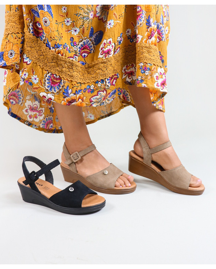 Sandalias Lady Ginova con tira ajustable