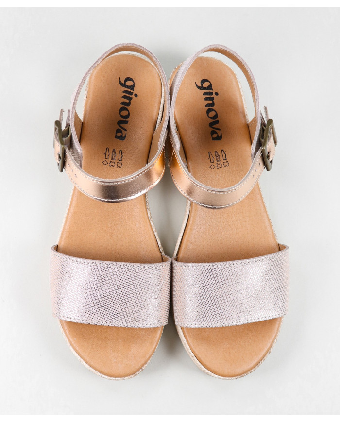 Lady Ginova Sandals with Bright Finish
