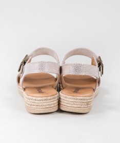 Sandálias de Senhora Ginova com Acabamento Brilhante