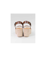 White Sandals of Cunha with Strip Entrançada Senhora Ginova