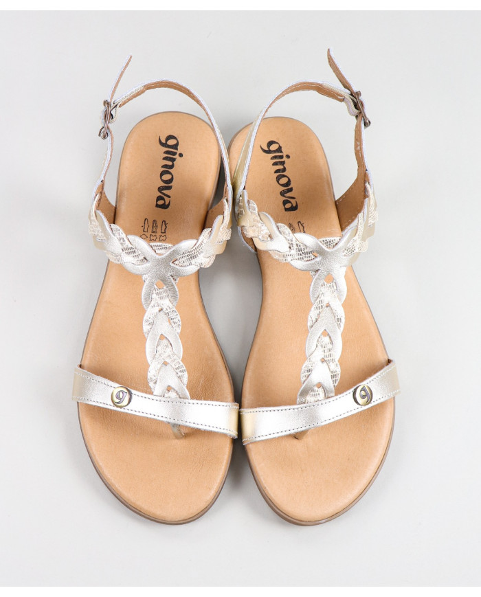 Sandalias de Lady con Strip decorada