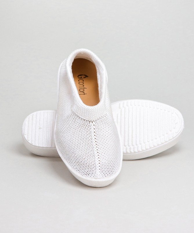 Ginova Comfort Shoes with Elastic Knitted Fabric