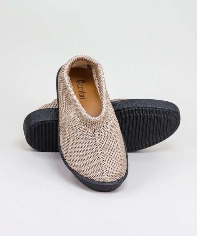 Ginova Comfort Shoes with Elastic Knitted Fabric