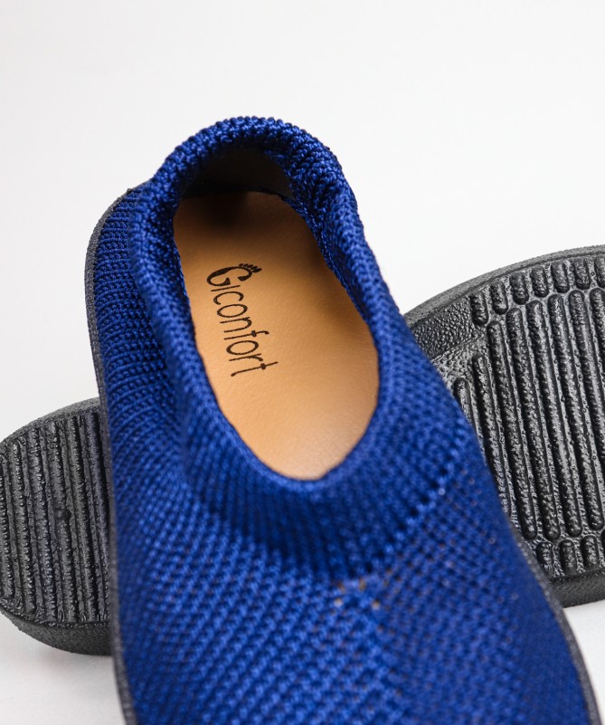 Ginova Comfort Shoes with Elastic Knitted Fabric